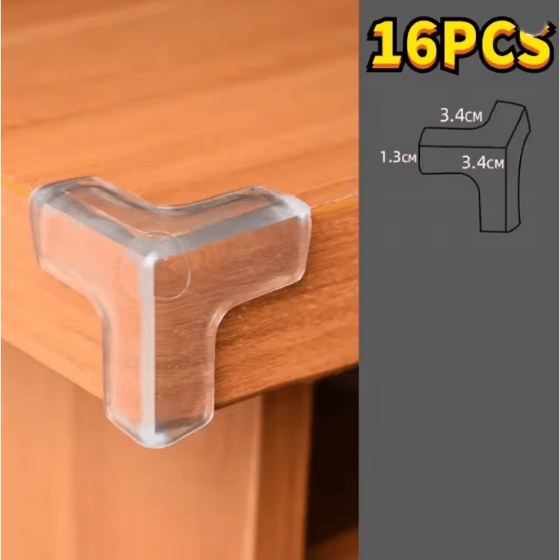 ClearShield Silicone Table Corner Protectors Baby Safety Edge Guards 14