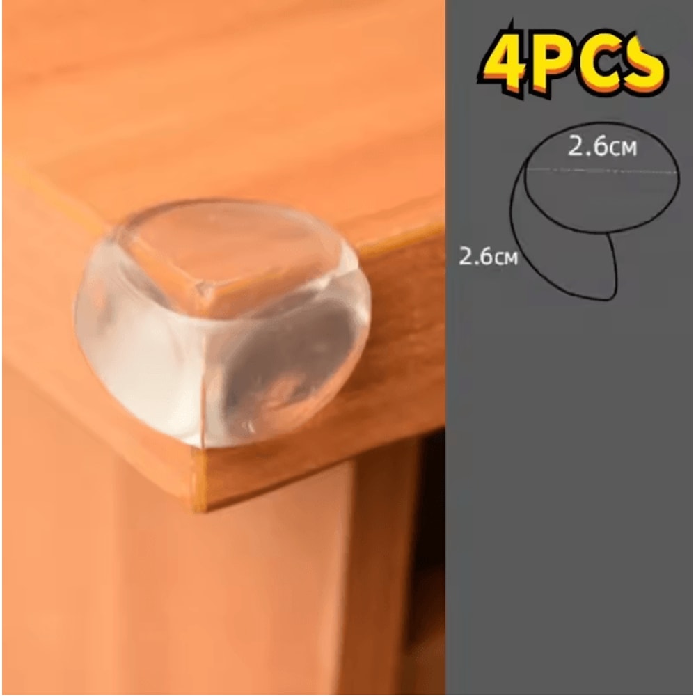 ClearShield Silicone Table Corner Protectors Baby Safety Edge Guards 5