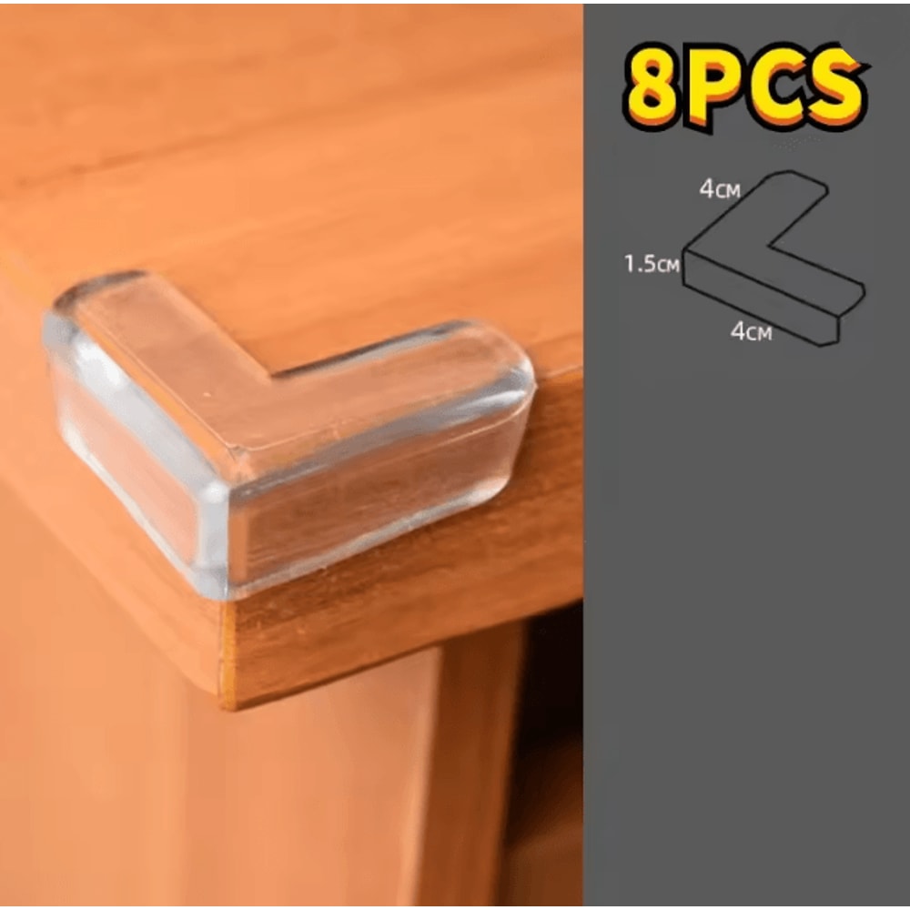 ClearShield Silicone Table Corner Protectors Baby Safety Edge Guards 7
