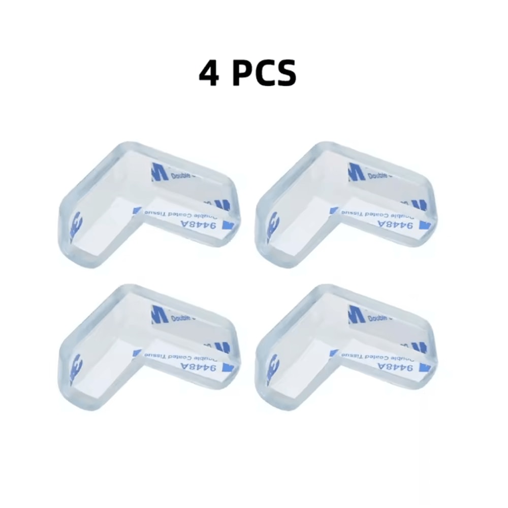 ClearGuard Baby Table Corner Protectors Soft Edge Safety Covers 3