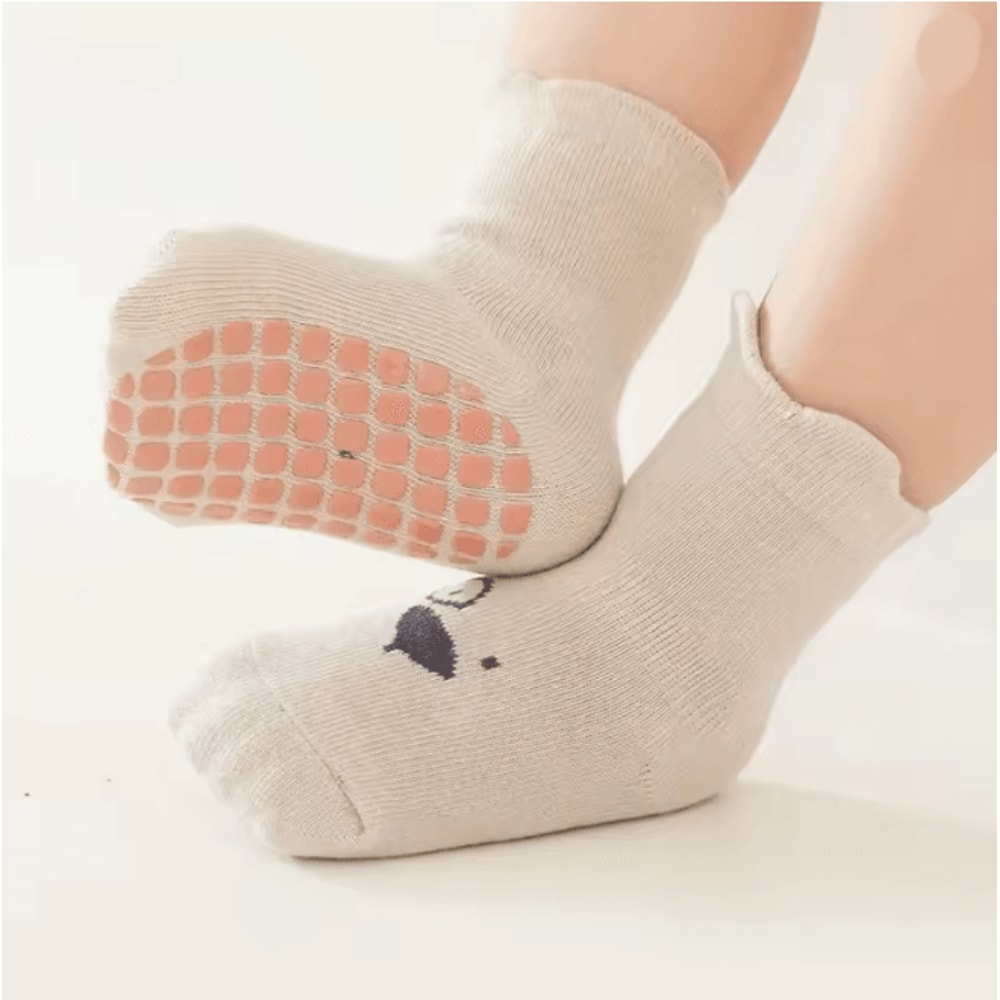 GripStep Baby Anti Slip Cotton Socks For Infants And Toddlers 10