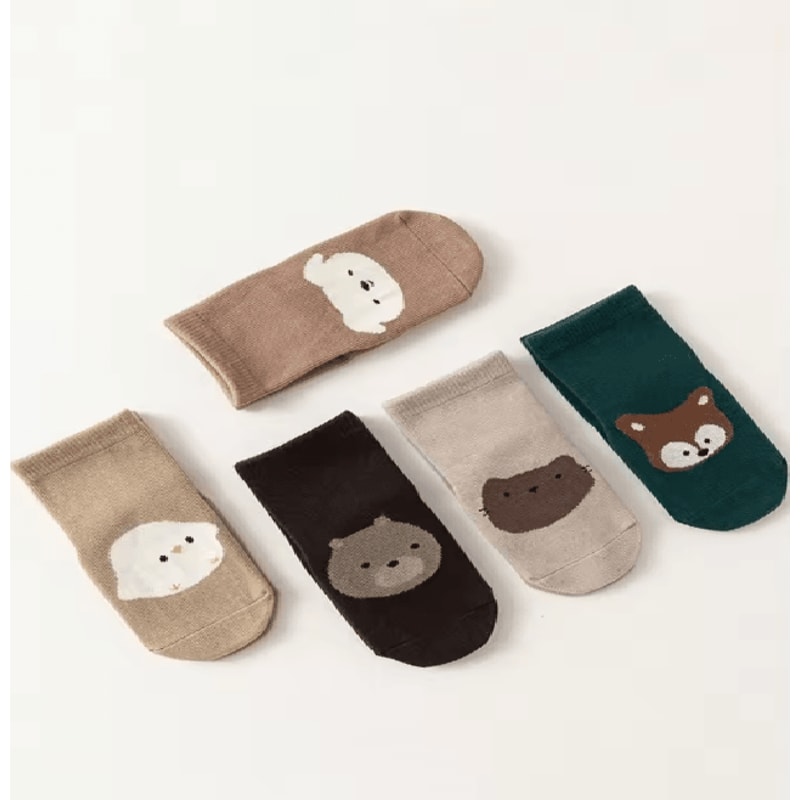 SmileGrip Baby Non Slip Floor Socks 6 Pair Set For Boys And Girls 2