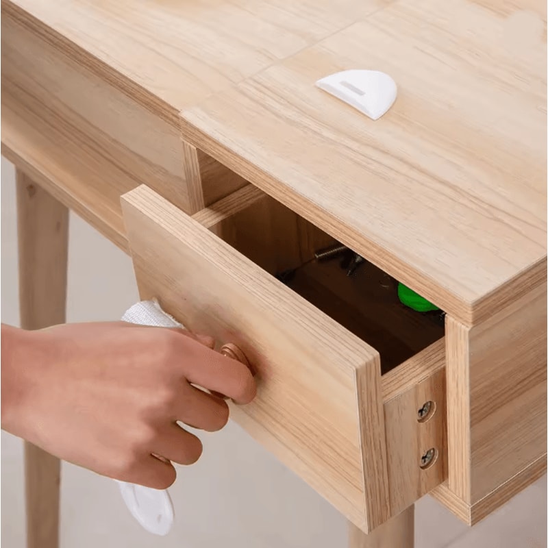 SecureFlex Child Safety Strap Locks No Drill Cabinet And Drawer Protection 2