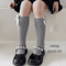 Velvet Princess Bow Knee High Socks For Girls Soft Lolita Style 10
