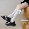 Velvet Princess Bow Knee High Socks For Girls Soft Lolita Style 8
