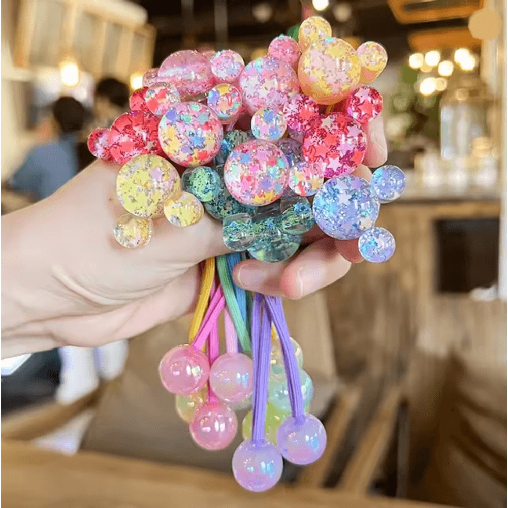 SweetCharm Cartoon Princess Hair Bands For Girls 2 Piece Set 1