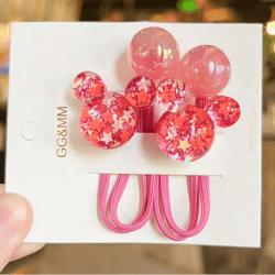 sweetcharm cartoon princess hair bands for girls 2 piece set