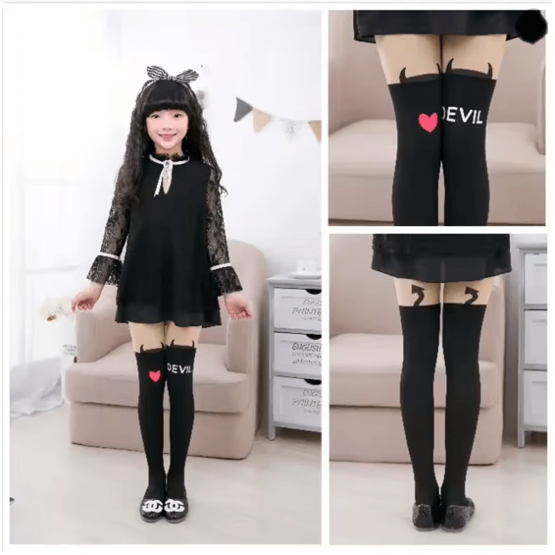 ChicComfort Girls Autumn Tights Soft Stretch Pantyhose For Kids And Women 0