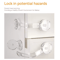 SecureHome Baby Cabinet Locks 6 Pack Adjustable Safety Straps 2