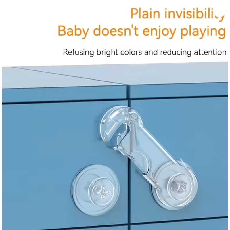 SecureHome Baby Cabinet Locks 6 Pack Adjustable Safety Straps 3