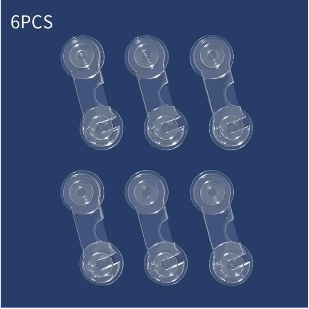 SecureHome Baby Cabinet Locks 6 Pack Adjustable Safety Straps 6