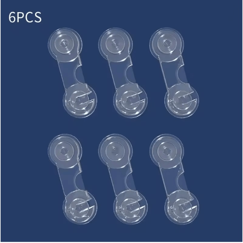 SecureHome Baby Cabinet Locks 6 Pack Adjustable Safety Straps 6