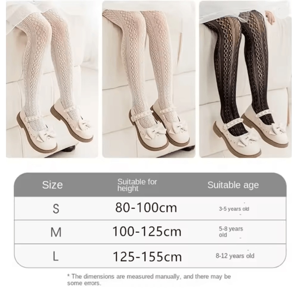 AirLace Girls Mesh Pantyhose Soft Nylon Summer Tights 1