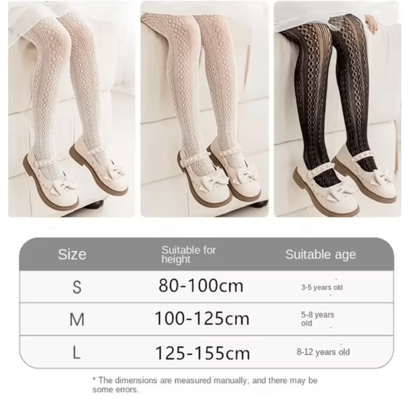 AirLace Girls Mesh Pantyhose Soft Nylon Summer Tights 1