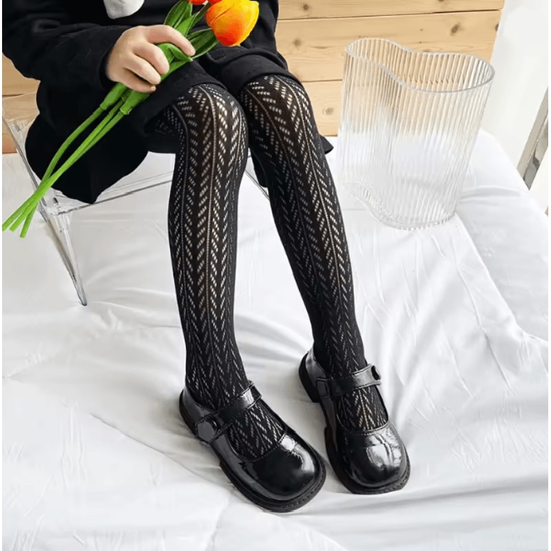 AirLace Girls Mesh Pantyhose Soft Nylon Summer Tights 4