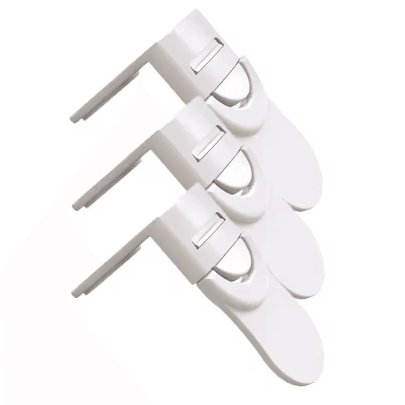 SafeSnap Child Safety Drawer Locks Adjustable Cabinet And Refrigerator Buckles 3