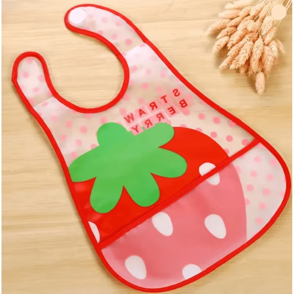 SplashGuard Waterproof Baby Bibs 3 Pack Sleeveless Cartoon Feeding Aprons 1