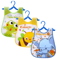 SplashGuard Waterproof Baby Bibs 3 Pack Sleeveless Cartoon Feeding Aprons 4