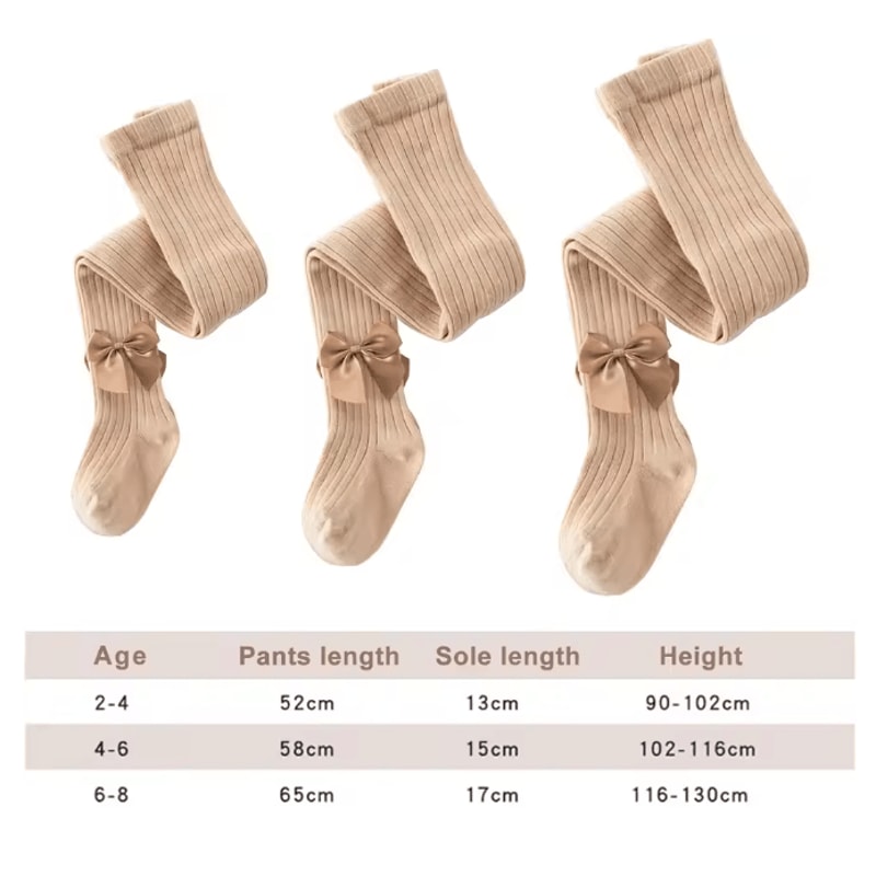 CozyKnit Girls Winter Tights Soft Cotton Toddler Leggings 2 To 8 Years 1