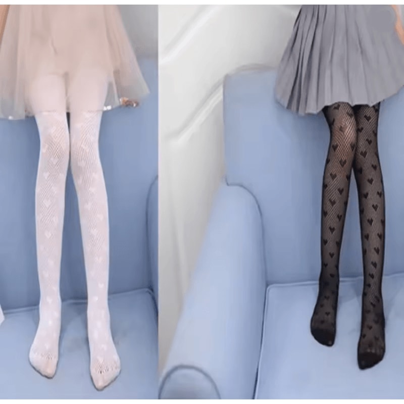 AirSoft Baby Girl Tights Breathable School And Dance Pantyhose 2