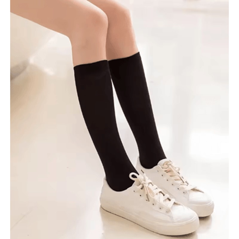 ClassicStep Girls Over The Knee Socks Cotton School Thigh High Stockings 4