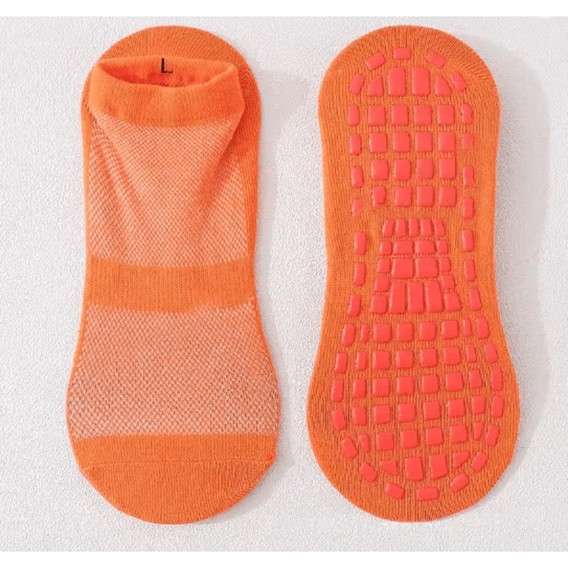 GripFlex Anti Slip Trampoline Socks Breathable Cotton Sport Socks For Kids And Adults 5