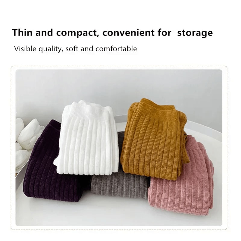 CozyFlex Cotton Baby Leggings Spring Autumn Knit Pants For Boys And Girls 1