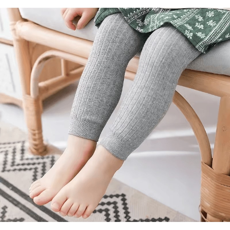 CozyFlex Cotton Baby Leggings Spring Autumn Knit Pants For Boys And Girls 4