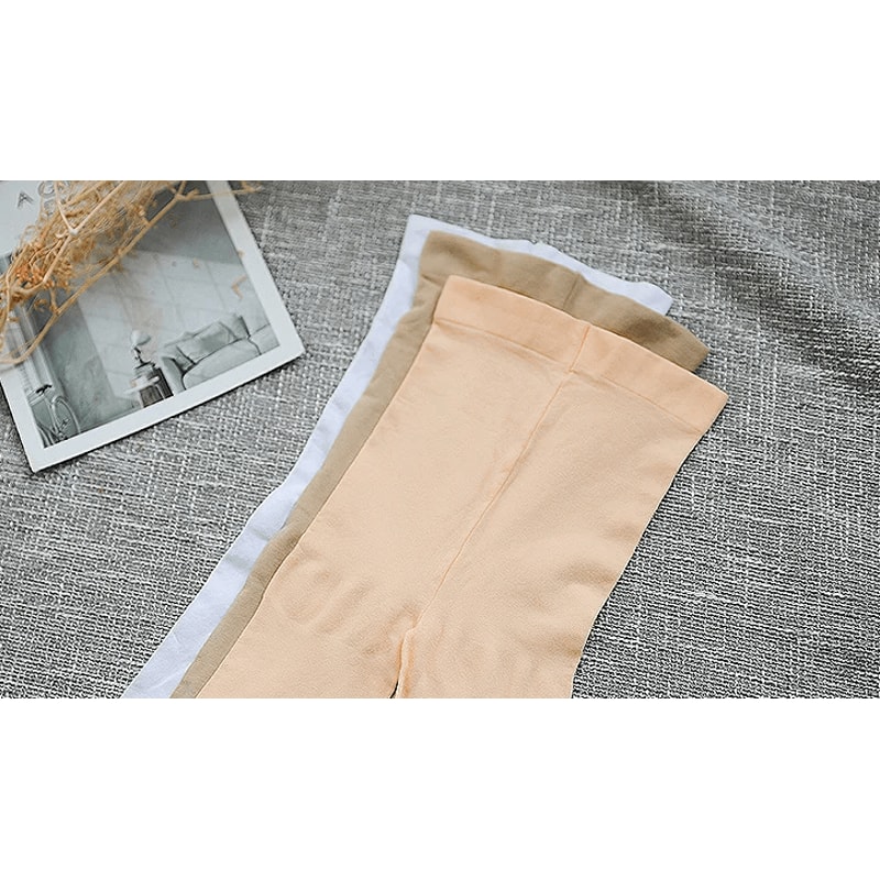 VelvetGlow Girls Ballet Tights Solid Color Spring Dance Pantyhose 0