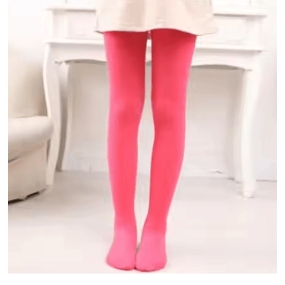 VelvetGlow Girls Ballet Tights Solid Color Spring Dance Pantyhose 9