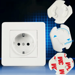 eu baby safety outlet covers 10 pack childproof electrical socket protectors