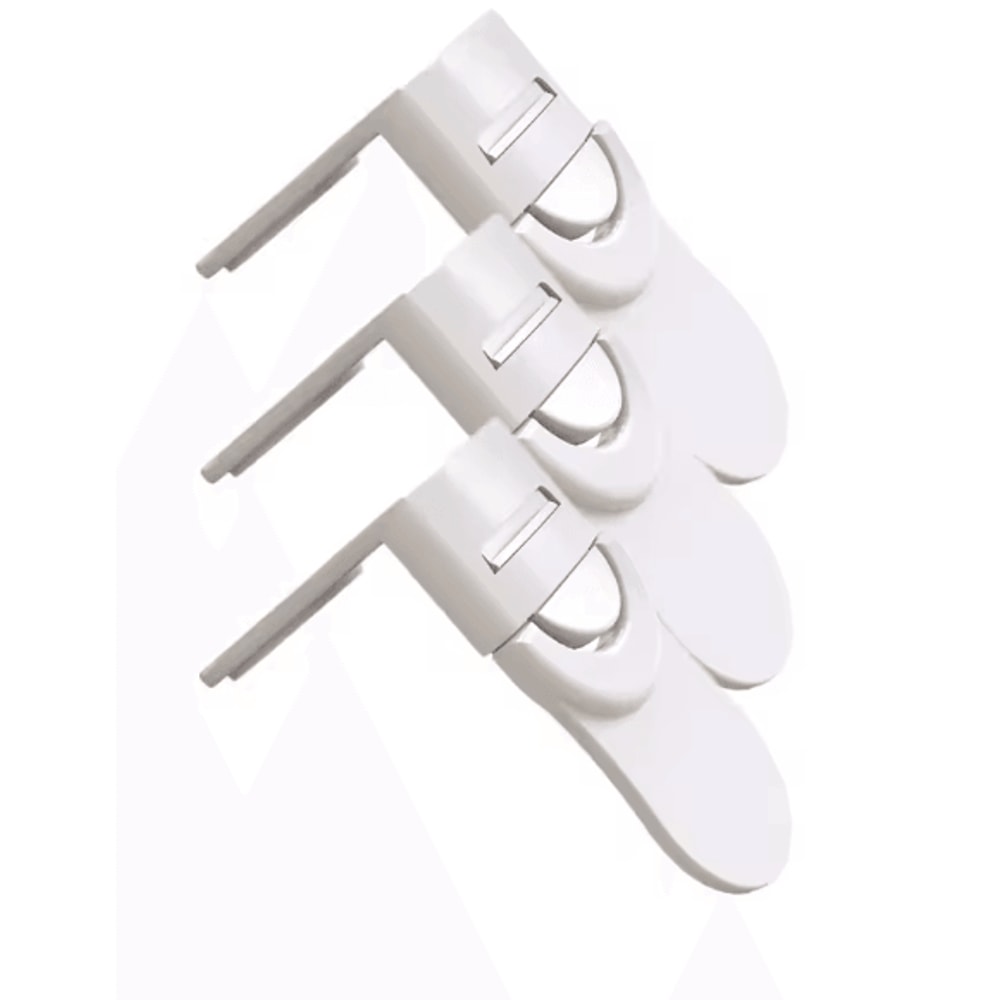 Child Safety Drawer Locks Anti Pinch Cabinet Protection Latches 3 Or 5 Pack 3