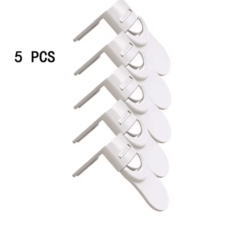 Child Safety Drawer Locks Anti Pinch Cabinet Protection Latches 3 Or 5 Pack 4