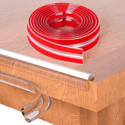 transparent table edge guard baby safety protector strip self adhesive soft bumper