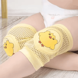 2 pack baby knee pads – breathable anti slip knee pads for crawling toddlers