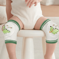 breathable baby knee pads for crawling anti slip summer cartoon knee protectors