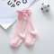 Royal Bow Knee High Fishnet Socks For Girls 10