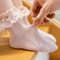 Sweet Lace Ruffle Baby Girls Socks Cotton Crew Dress Style 2