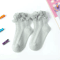 Sweet Lace Ruffle Baby Girls Socks Cotton Crew Dress Style 4