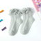 Sweet Lace Ruffle Baby Girls Socks Cotton Crew Dress Style 4