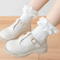 Sweet Lace Ruffle Baby Girls Socks Cotton Crew Dress Style 5
