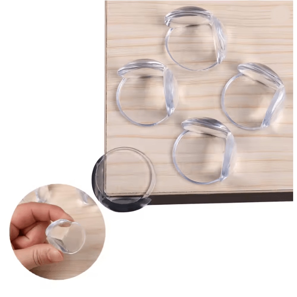 Baby Safety Corner Protectors Soft Silicone Table Edge Guards 4 Pack 1