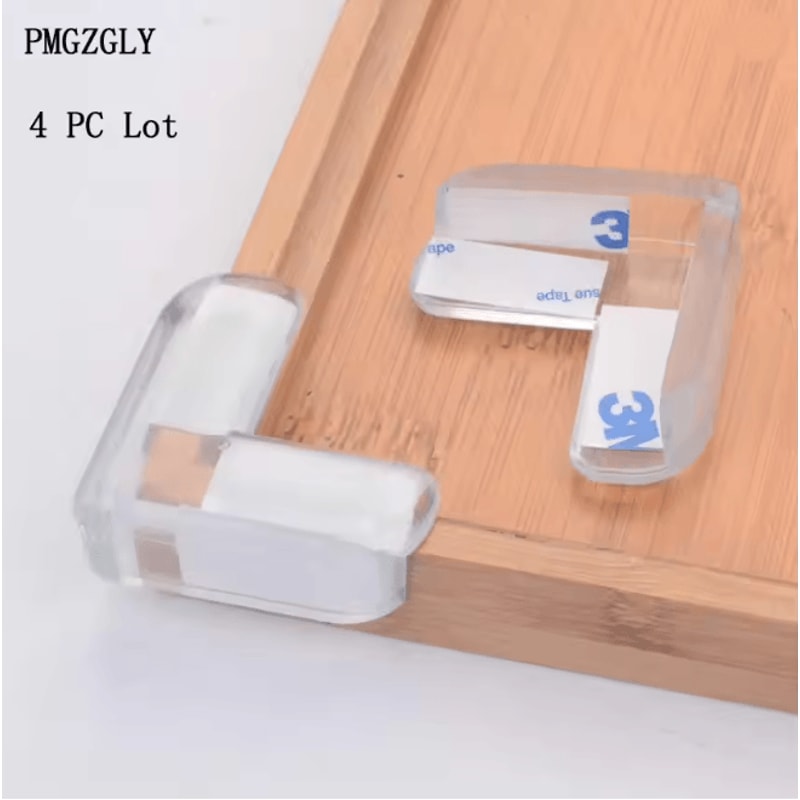 Baby Safety Corner Protectors Soft Silicone Table Edge Guards 4 Pack 5
