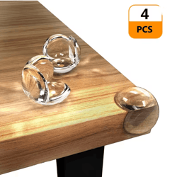 baby safety corner protectors soft silicone table edge guards 4 pack