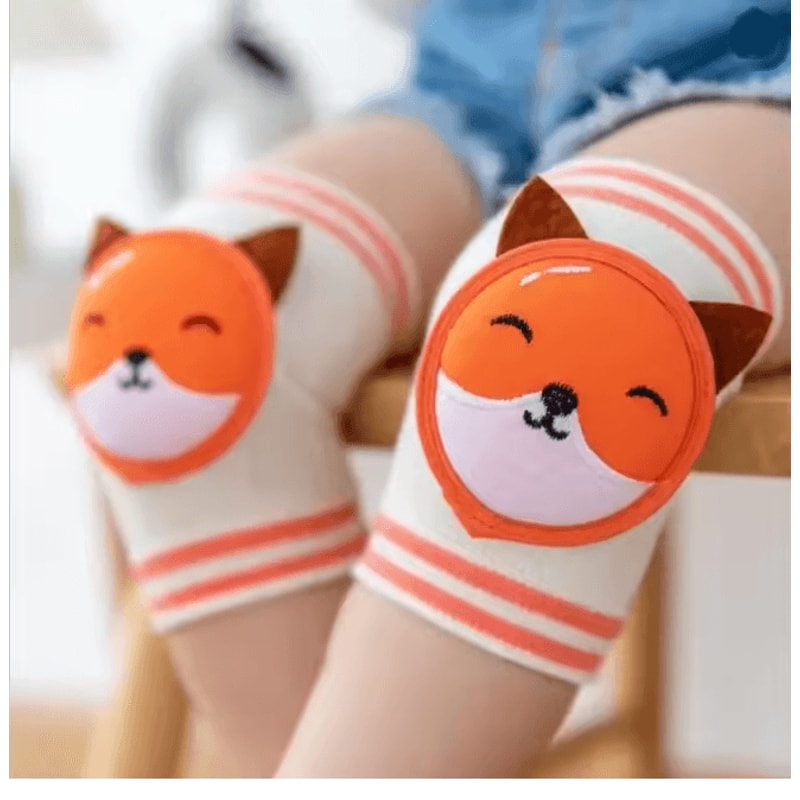 Baby Crawling Knee Pads And Elbow Pads Breathable Mesh Anti Slip Leg Guards 4