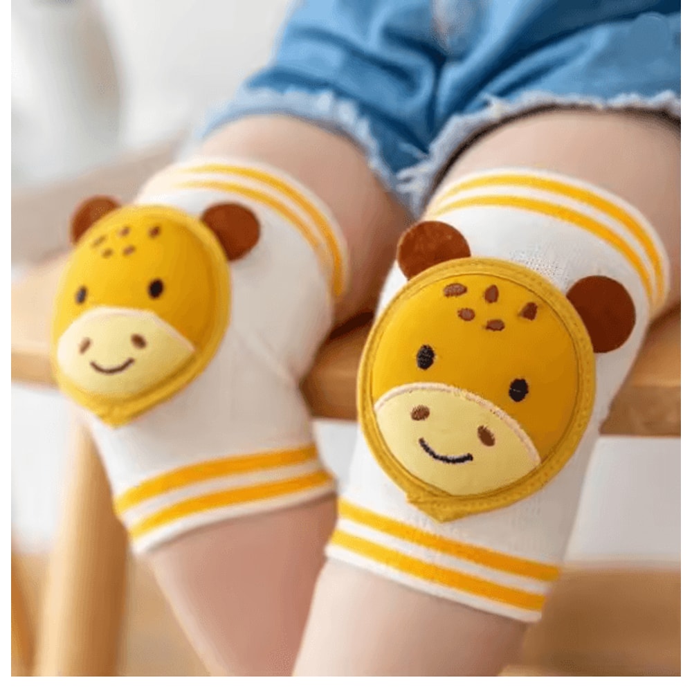 Baby Crawling Knee Pads And Elbow Pads Breathable Mesh Anti Slip Leg Guards 5