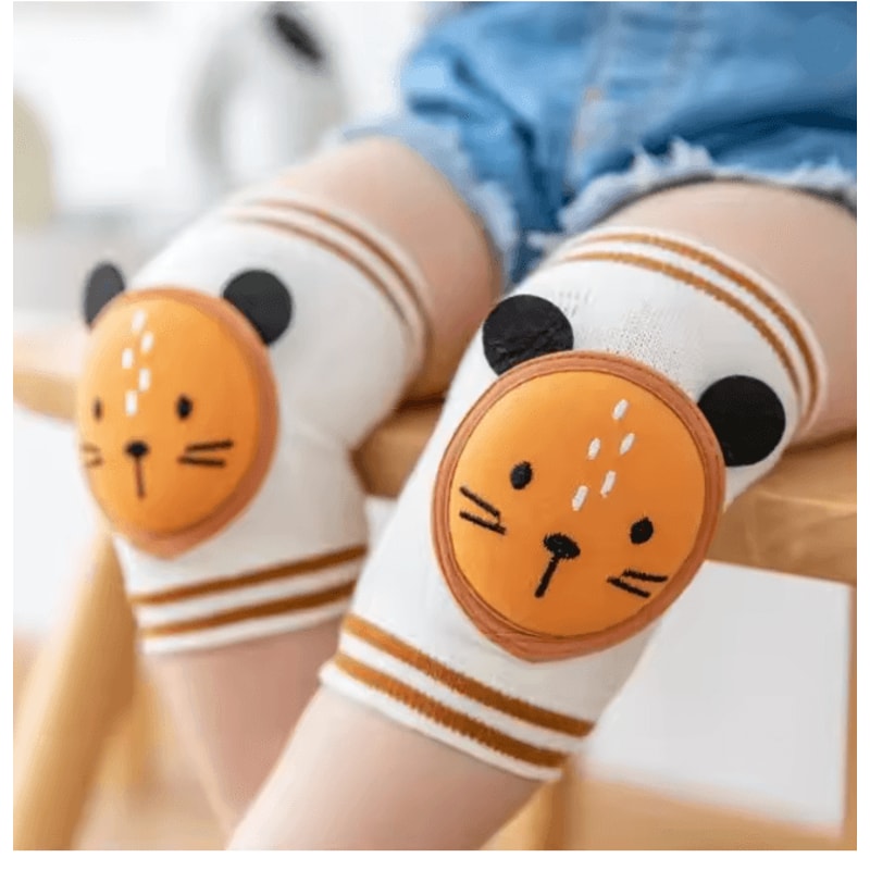 Baby Crawling Knee Pads And Elbow Pads Breathable Mesh Anti Slip Leg Guards 6