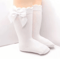 Baby Girls Knee High Bow Socks Sweet Long Tube Leg Warmer Socks 0 To 6T 0