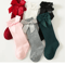 Baby Girls Knee High Bow Socks Sweet Long Tube Leg Warmer Socks 0 To 6T 1