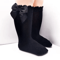 Baby Girls Knee High Bow Socks Sweet Long Tube Leg Warmer Socks 0 To 6T 7